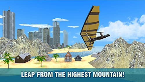 Real Hang Gliding Flying Simulator: Aerial Rush Skydiving Game