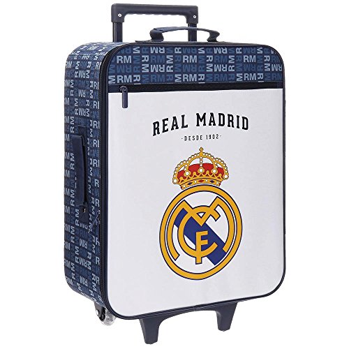 Real Madrid Basic Equipaje Infantil, 52 cm, 26 litros, Multicolor