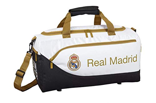 Real Madrid CF 711954553 Bolsa de Deporte, Juventud Unisex, Blanco, Único