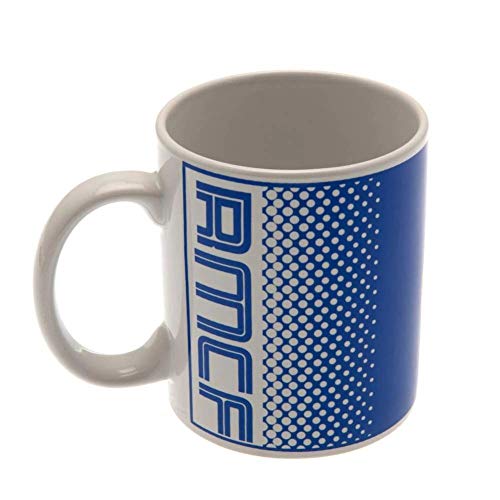 Real Madrid FC de fútbol azul blanco se descolora caja de regalo oficial taza Real Madrid FC de fútbol azul blanco se descolora caja de regalo oficial taza