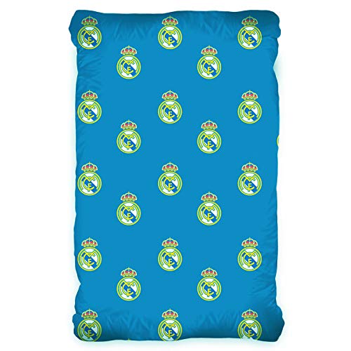 Real Madrid RM171014 - Sábana bajera con goma elástica (90 x 200 x 25 cm) Real Madrid RM171014 - Sábana bajera con goma elástica (90 x 200 x 25 cm)