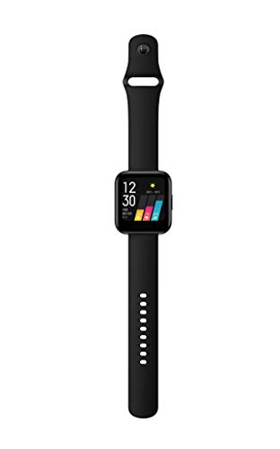 realme Watch - Smartwatch, pantalla de 1.4", mide frecuencia cardíaca PPG y saturación de oxígeno en la sangre (SpO2), 14 modos deportivos, batería de 160mAh (7 a 9 días duración) - Color Negro realme Watch - Smartwatch, pantalla de 1.4", mide frecuencia cardíaca PPG y saturación de oxígeno en la sangre (SpO2), 14 modos deportivos, batería de 160mAh (7 a 9 días duración) - Color Negro