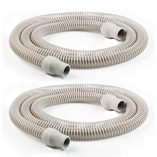 REAQER 2PS CPAP Aire Tubo Manguera Estándar de Repuesto para la Máquina de Resmed S9 Apnea del Sueño, 6 pies Longitud 19 mm de Diámetro REAQER 2PS CPAP Aire Tubo Manguera Estándar de Repuesto para la Máquina de Resmed S9 Apnea del Sueño, 6 pies Longitud 19 mm de Diámetro