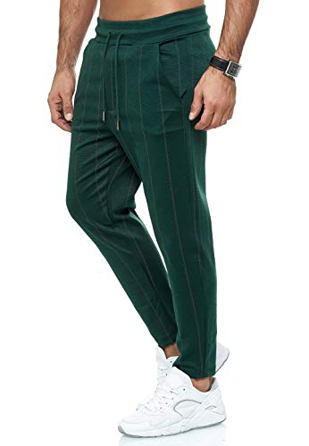 Red Bridge- Pantalones Jogging a Rayas de Ocio para Hombre - Azul Oscuro