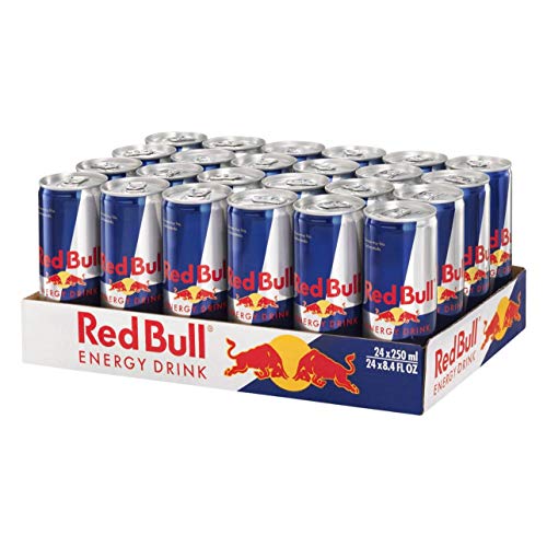 Red Bull Bebida Energética, Regular - 24 latas de 250 ml. - Total 6000 ml. Red Bull Bebida Energética, Regular - 24 latas de 250 ml. - Total 6000 ml.