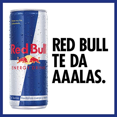 Red Bull Bebida Energética, Regular - 24 latas de 250 ml. - Total 6000 ml. Red Bull Bebida Energética, Regular - 24 latas de 250 ml. - Total 6000 ml.