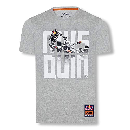 Red Bull KTM Marvin Musquin 25 T-Camisa, Gris Hombres Medium Camisa Manga Larga, KTM Racing Team Original Ropa & Accesorios