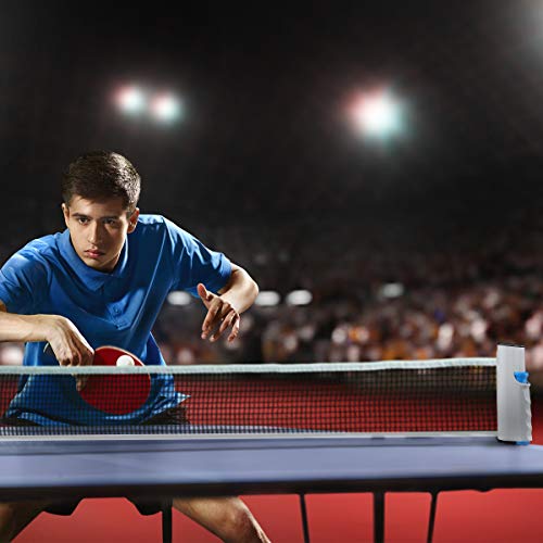 Red de Tenis de Mesa, Repuesto Portátil Retráctil Table Tennis Net - Ping Pong Net para Entrenamiento Abrazaderas, Longitud ajustable 200 (max) x 14.5cm Red de Tenis de Mesa, Repuesto Portátil Retráctil Table Tennis Net - Ping Pong Net para Entrenamiento Abrazaderas, Longitud ajustable 200 (max) x 14.5cm