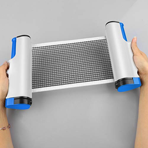 Red de Tenis de Mesa, Repuesto Portátil Retráctil Table Tennis Net - Ping Pong Net para Entrenamiento Abrazaderas, Longitud ajustable 200 (max) x 14.5cm Red de Tenis de Mesa, Repuesto Portátil Retráctil Table Tennis Net - Ping Pong Net para Entrenamiento Abrazaderas, Longitud ajustable 200 (max) x 14.5cm