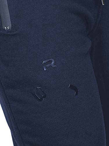 Redbridge Chándal para Hombre Pantalòn de Jogging Pants en Algodòn Azul S