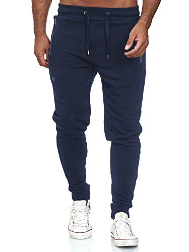 Redbridge Chándal para Hombre Pantalòn de Jogging Pants en Algodòn Azul S