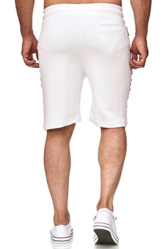 Redbridge Pantalón Corto Rayas Deportivo para Hombre Verano Moda Gym Shorts