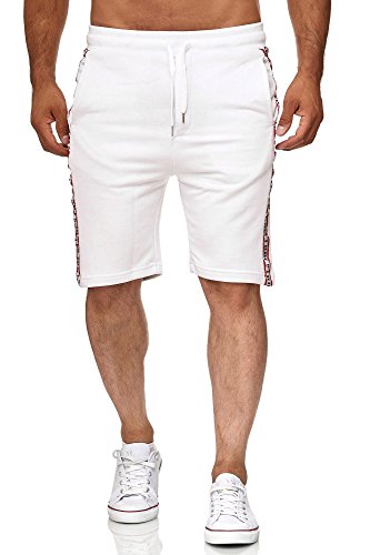 Redbridge Pantalón Corto Rayas Deportivo para Hombre Verano Moda Gym Shorts