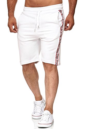 Redbridge Pantalón Corto Rayas Deportivo para Hombre Verano Moda Gym Shorts