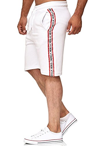 Redbridge Pantalón Corto Rayas Deportivo para Hombre Verano Moda Gym Shorts