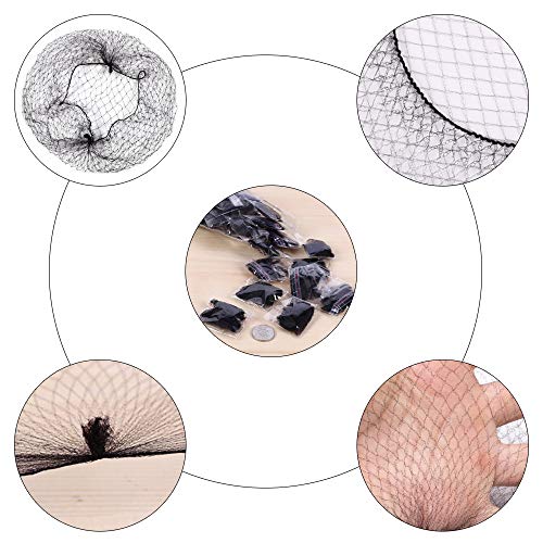Redecillas Pelo Invisible FOGAWA 20 PCS Redecillas de Peluca Moño Ballet Malla con Borde Elástico para Mujer Artistas diy peluqueria decoracion pelo de ballet para las mujeres- Café (50cm) Redecillas Pelo Invisible FOGAWA 20 PCS Redecillas de Peluca Moño Ballet Malla con Borde Elástico para Mujer Artistas diy peluqueria decoracion pelo de ballet para las mujeres- Café (50cm)