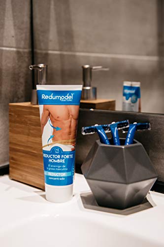 Redumodel Skin Tonic - Reductor Forte Hombre - Gel Reductor Quemagrasa Hombre Adelgazante diseñado para la constitución masculina para la reducción de la grasa en abdomen, cintura y espalda - 100ml