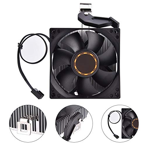 Redxiao 【????? ??????】 Ventilador de refrigeración de CPU, silencioso Profesional Duradero para Athlon 64 5200 Ventilador de enfriamiento de computadora Disipador de Calor