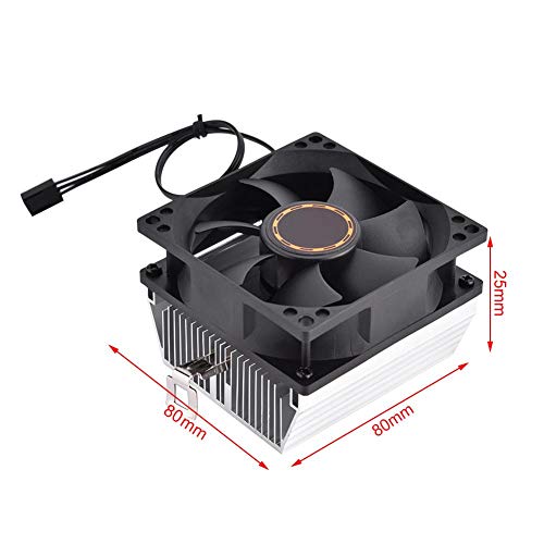 Redxiao 【????? ??????】 Ventilador de refrigeración de CPU, silencioso Profesional Duradero para Athlon 64 5200 Ventilador de enfriamiento de computadora Disipador de Calor