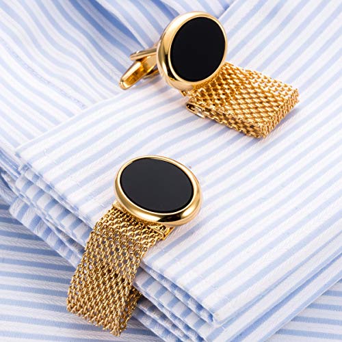 Reeamy-Men's jewelry Gemelos 2 PCS Estilo Europeo de Las Mancuernas for los Hombres Mejor Negocio Regalos de Boda for los Hombres de Las Mancuernas de los Hombres Mancuernas de los Hombres