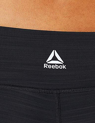 Reebok AC Capri Mallas Pirata, Mujer, Negro, S