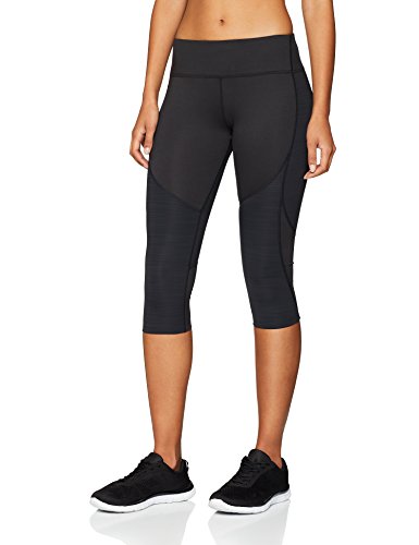 Reebok AC Capri Mallas Pirata, Mujer, Negro, S