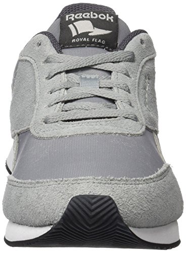 Reebok Bs7009, Zapatillas para Mujer, Gris Flint Grey Skull Grey Ash Grey White Black, 36 EU