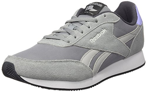 Reebok Bs7009, Zapatillas para Mujer, Gris Flint Grey Skull Grey Ash Grey White Black, 36 EU