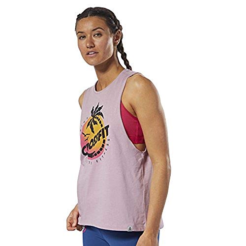 Reebok Camiseta de tirantes para mujer Crossfit Cali Muscle – Women's Tank – DP3555 (L)