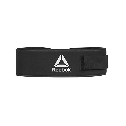 Reebok Cinturón de Levantamiento de Pesas, Unisex-Adult, Negro, XS (21-26" Cintura) Reebok Cinturón de Levantamiento de Pesas, Unisex-Adult, Negro, XS (21-26" Cintura)