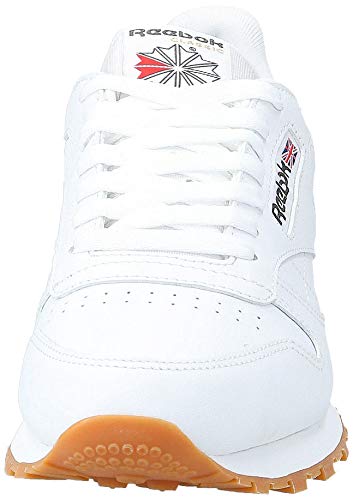 Reebok Cl Lthr, Zapatillas de Deporte para Hombre, Blanco (White/Gum 2), 42.5 EU Reebok Cl Lthr, Zapatillas de Deporte para Hombre, Blanco (White/Gum 2), 42.5 EU