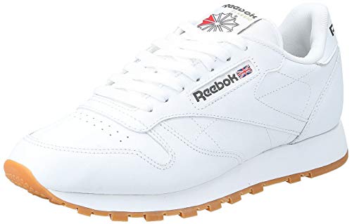 Reebok Cl Lthr, Zapatillas de Deporte para Hombre, Blanco (White/Gum 2), 42.5 EU