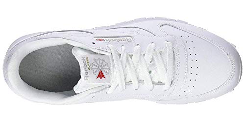 Reebok Classic Leather, Zapatillas de Running Niños, Blanco (White), 36.5 EU Reebok Classic Leather, Zapatillas de Running Niños, Blanco (White), 36.5 EU