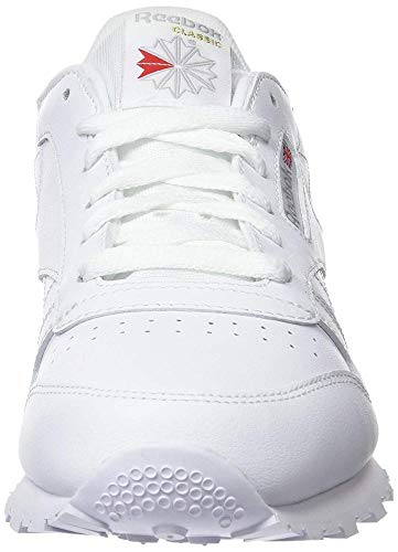 Reebok Classic Leather, Zapatillas de Running Niños, Blanco (White), 36.5 EU Reebok Classic Leather, Zapatillas de Running Niños, Blanco (White), 36.5 EU