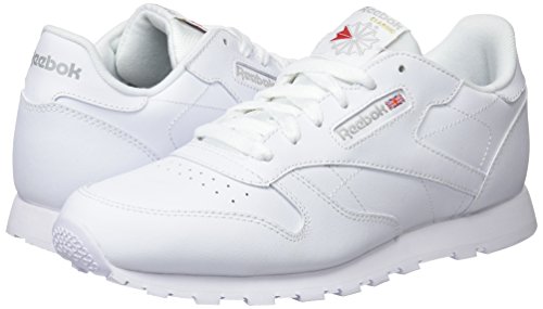 Reebok Classic Leather, Zapatillas de Trail Running para Niños, Blanco (White 0), 34 EU