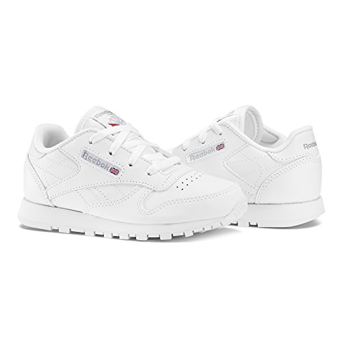 Reebok Classic Leather, Zapatillas Deportivas para Niños, Blanco (White 000), 26 EU