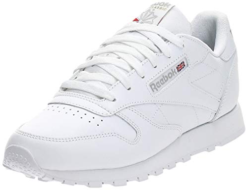 Reebok Classic Leather Zapatillas, Mujer, Blanco, 38 EU / 5 UK / 7.5 US