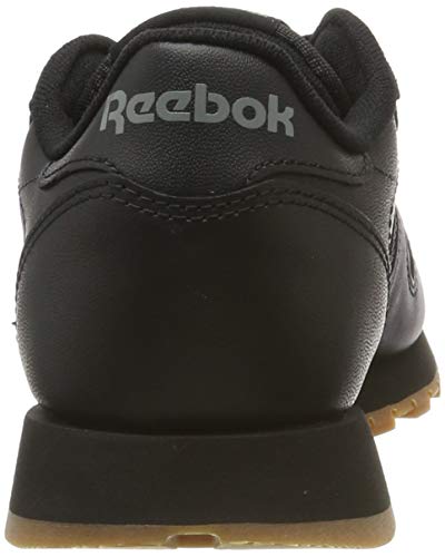 Reebok Classic Leather Zapatillas, Mujer, Negro (Int / Black / Gum), 40.5 EU