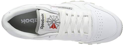 Reebok Classic Lthr 2214, Zapatillas de Trail Running Hombre, Blanco (Intense White/Light Grey), 43 EU