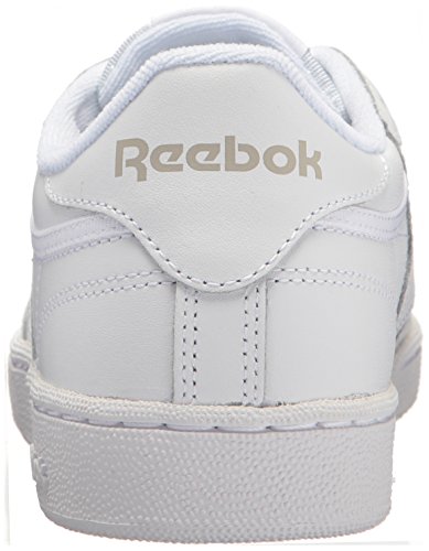 Reebok Club C 85, Zapatos para Senderismo Mujer, Blanco y Gris Claro, 42.5 EU