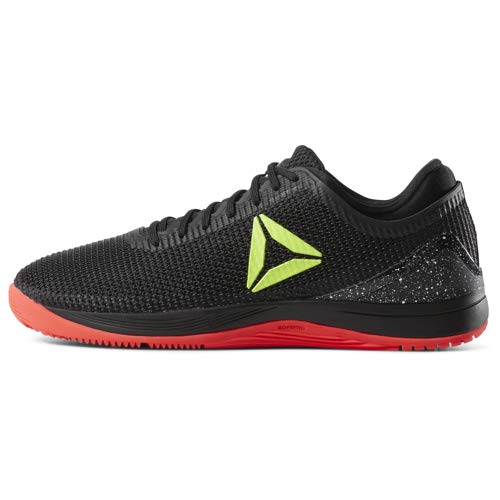 Reebok Crossfit Nano 8.0 Flexweave - Zapatillas de crossfit para hombre, Negro (Negro/Rojo Neón/Lima Neón/Blanco), 41 EU