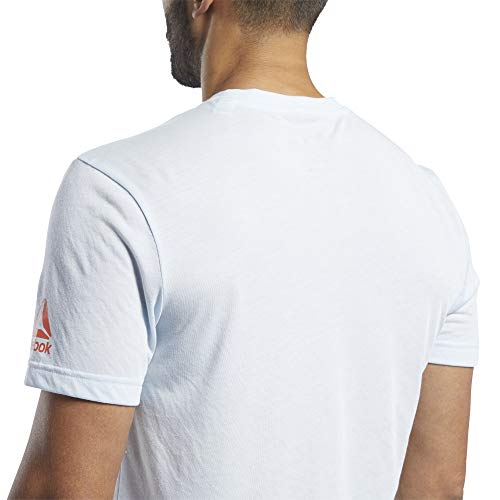 Reebok Crossfit Read tee Camiseta de Manga Corta, Hombre, Negro (Black/White), S Reebok Crossfit Read tee Camiseta de Manga Corta, Hombre, Negro (Black/White), S
