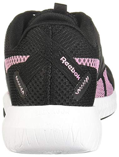 Reebok Flexagon For, Zapatilla de Correr Mujer, Black Pixpnk Jaspnk, 39 EU