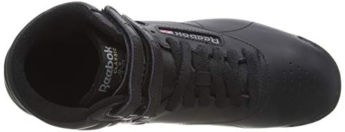 Reebok Freestyle Hi - Zapatillas de cuero para mujer, Negro (Black), 38.5 EU Reebok Freestyle Hi - Zapatillas de cuero para mujer, Negro (Black), 38.5 EU