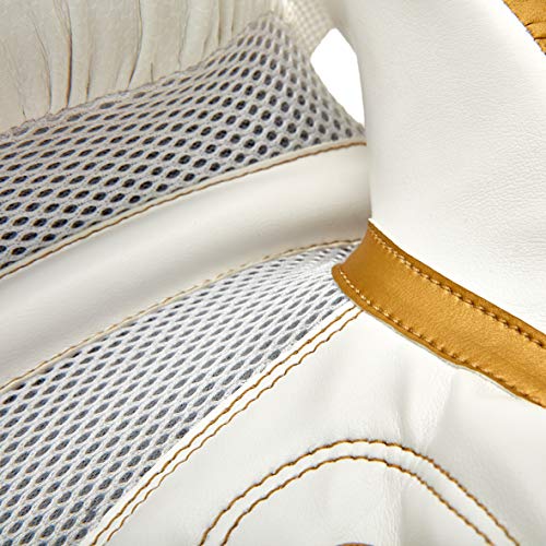 Reebok Guantes de Boxeo - Oro/Blanco, 12 oz Reebok Guantes de Boxeo - Oro/Blanco, 12 oz