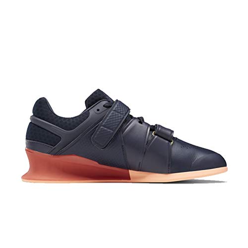 Reebok Legacy Lifter Shoe - Women's Weightlifting Heritage Navy/Rosette/Sun Glow