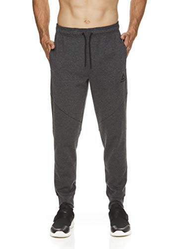 Reebok Men's Jogger Running Pants with Pockets - Athletic Workout Sweatpants