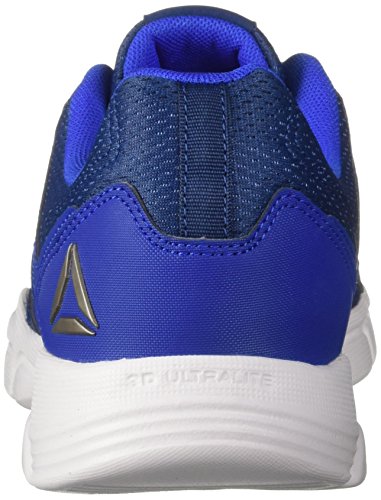 Reebok Men's Trainfusion Nine 3.0 Cross Trainer, Bunker Vital Blue/wh, 8.5 M US