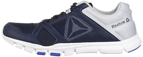 Reebok Men's Yourflex Train 10 MT Sneaker, Collegiate Navy/Cloud gre, 11 M US Reebok Men's Yourflex Train 10 MT Sneaker, Collegiate Navy/Cloud gre, 11 M US