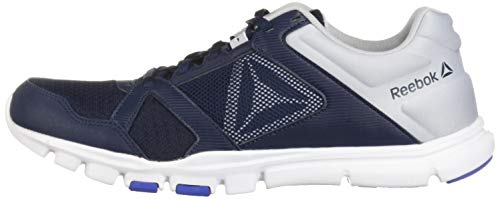 Reebok Men's Yourflex Train 10 MT Sneaker, Collegiate Navy/Cloud gre, 11 M US